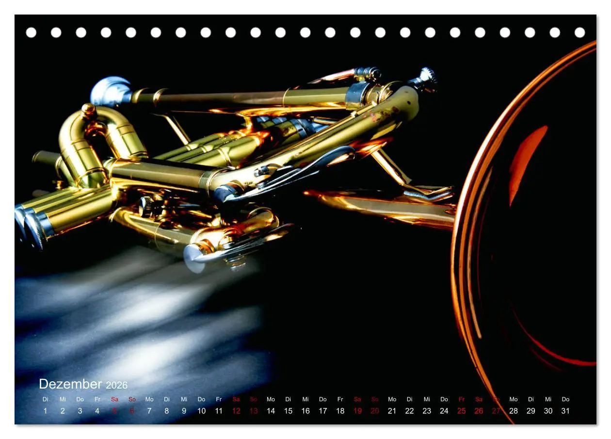 Bild: 9783457845523 | Blasinstrumente im Rampenlicht (Tischkalender 2026 DIN A5 quer),...