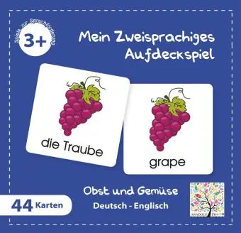 Cover: 9783861215523 | Mein Zweisprachiges Aufdeckspiel, Obst und Gemüse, Englisch...