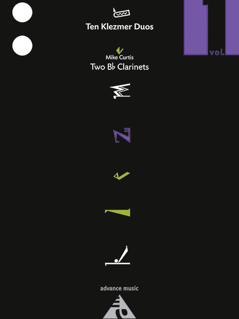 Cover: 9783892215523 | Ten Klezmer Duos. Vol.1 | Vol. 1. 2 Klarinetten. Spielpartitur. | Buch