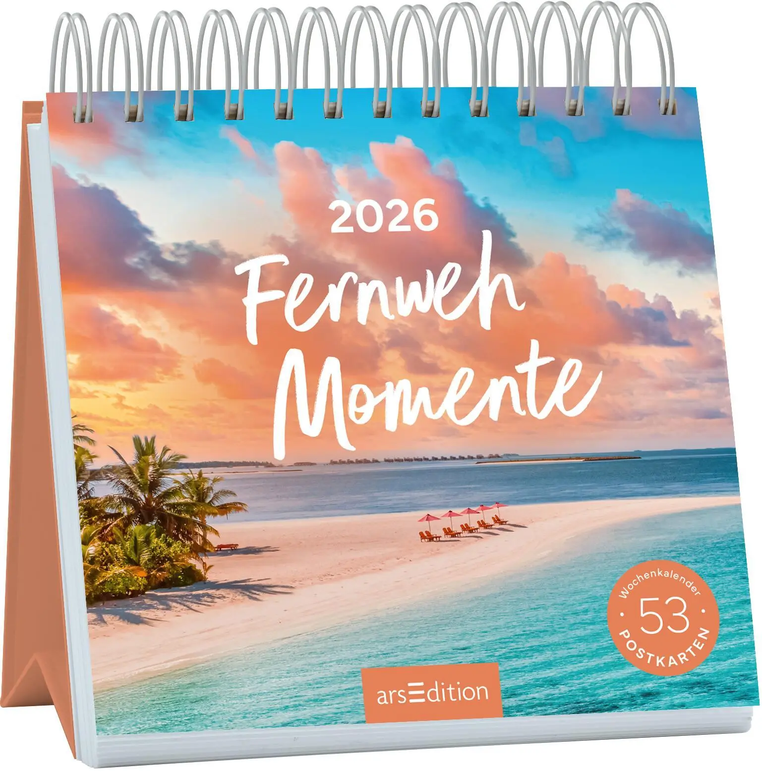 Cover: 4014489135623 | Postkartenkalender Fernwehmomente 2026 | Kalender | Spiralaufsteller