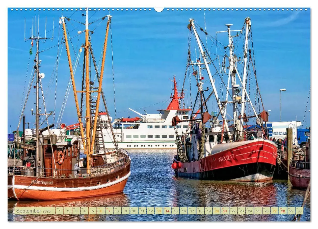 Bild: 9783435435623 | Reise an die Nordsee - Neuharlingersiel (Wandkalender 2025 DIN A2...