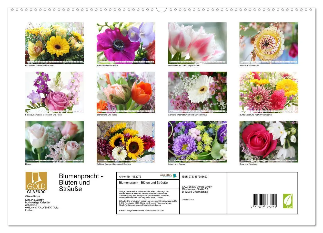 Bild: 9783457385623 | Blumenpracht - Blüten und Sträuße (hochwertiger Premium...