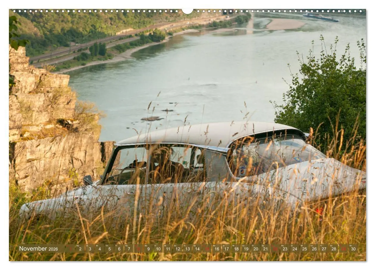 Bild: 9783457765623 | Citroën DS Göttin im Mittelrheintal (Wandkalender 2026 DIN A2...