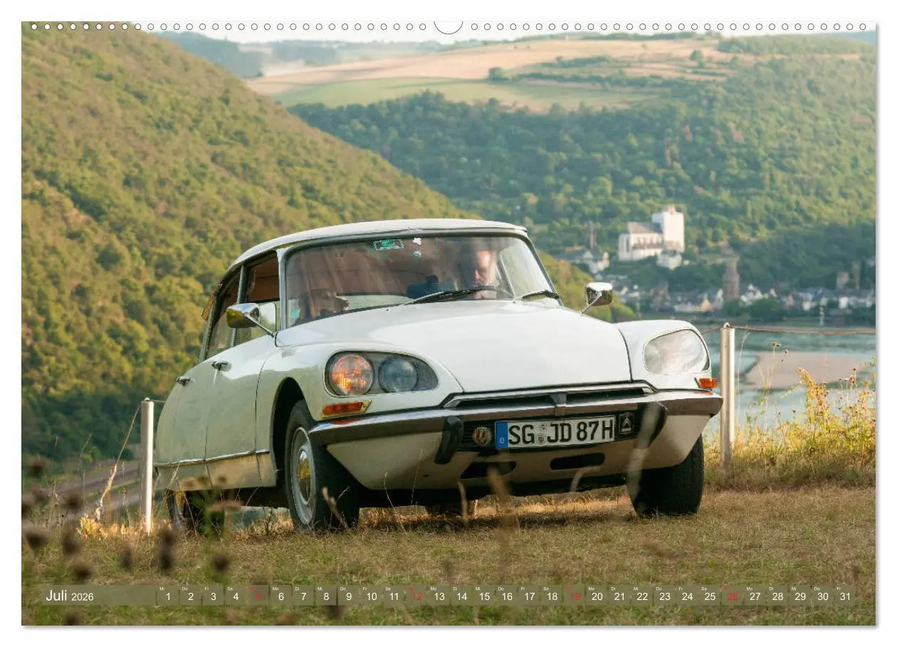 Bild: 9783457765623 | Citroën DS Göttin im Mittelrheintal (Wandkalender 2026 DIN A2...