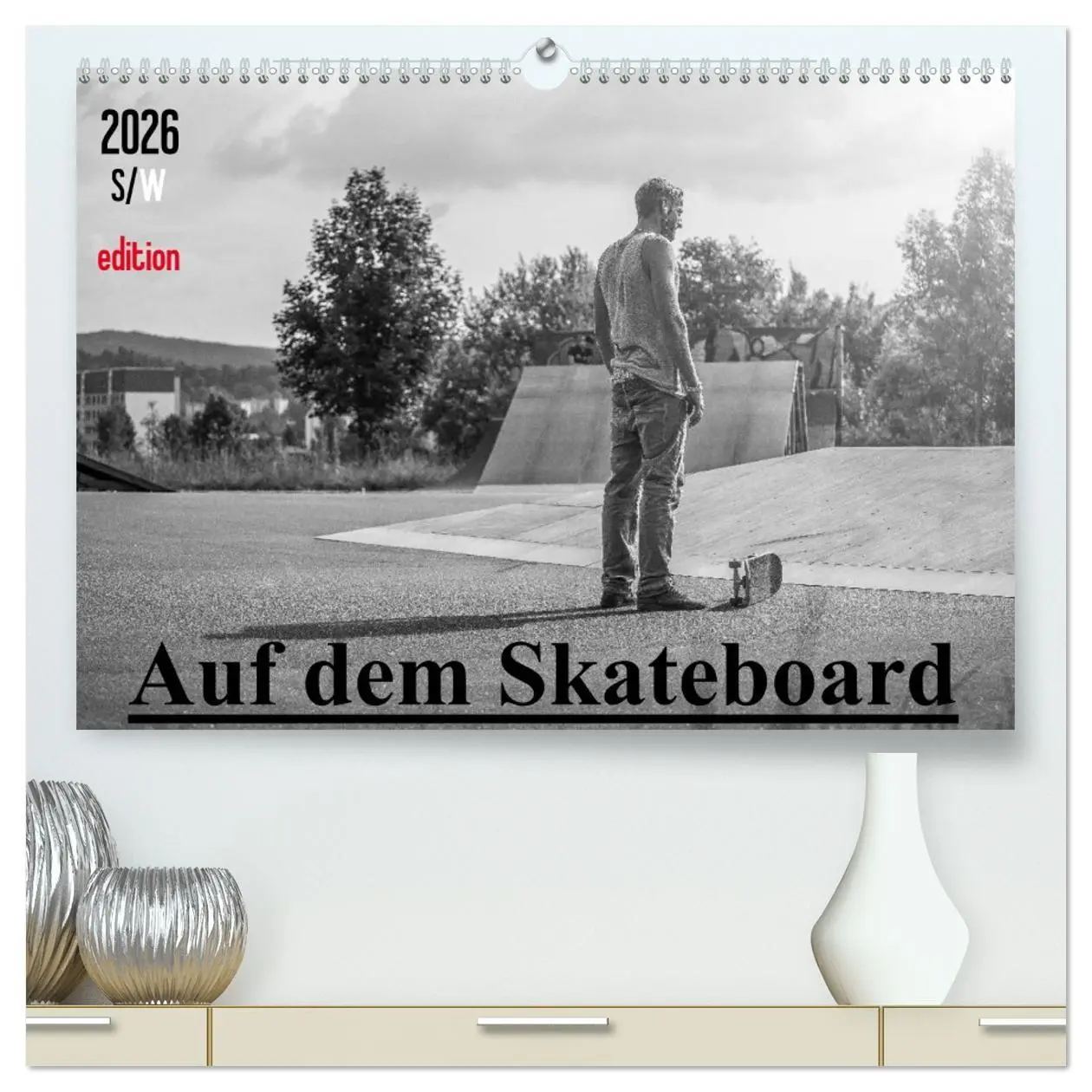 Cover: 9783516095623 | Auf dem Skateboard (hochwertiger Premium Wandkalender 2026 DIN A2...