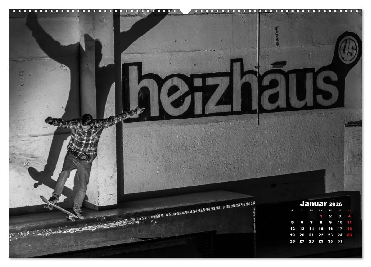 Bild: 9783516095623 | Auf dem Skateboard (hochwertiger Premium Wandkalender 2026 DIN A2...