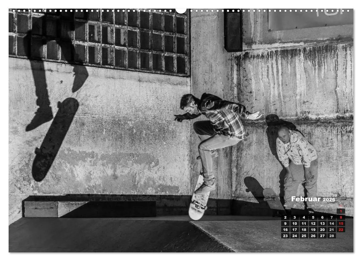 Bild: 9783516095623 | Auf dem Skateboard (hochwertiger Premium Wandkalender 2026 DIN A2...