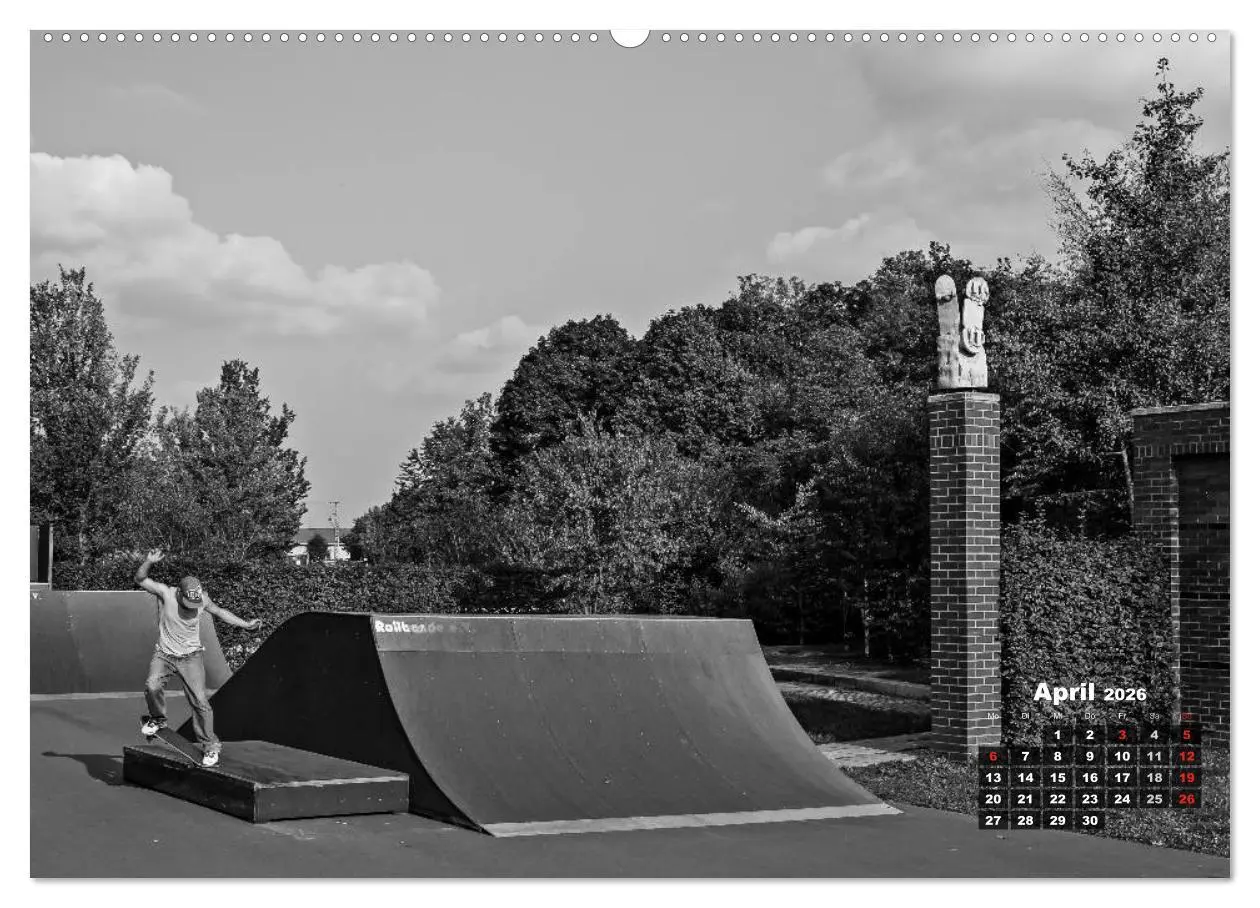 Bild: 9783516095623 | Auf dem Skateboard (hochwertiger Premium Wandkalender 2026 DIN A2...
