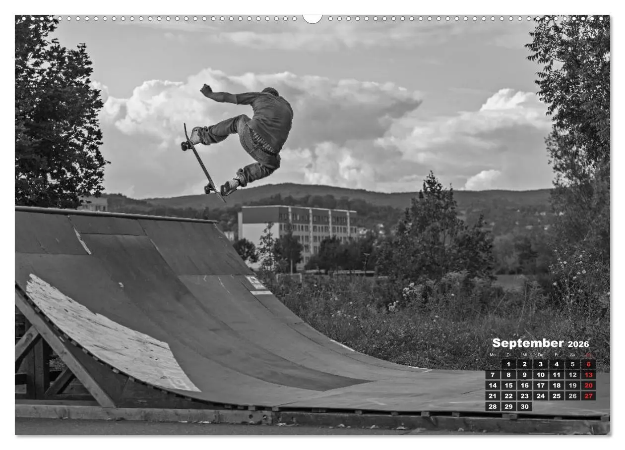Bild: 9783516095623 | Auf dem Skateboard (hochwertiger Premium Wandkalender 2026 DIN A2...