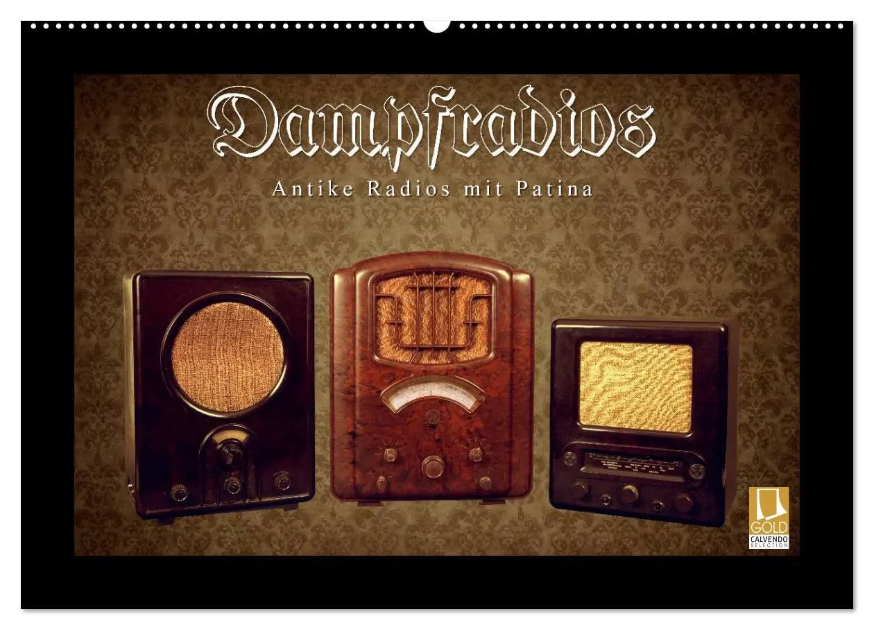 Cover: 9783516165623 | Dampfradios - Antike Radios mit Patina (Wandkalender 2026 DIN A2...