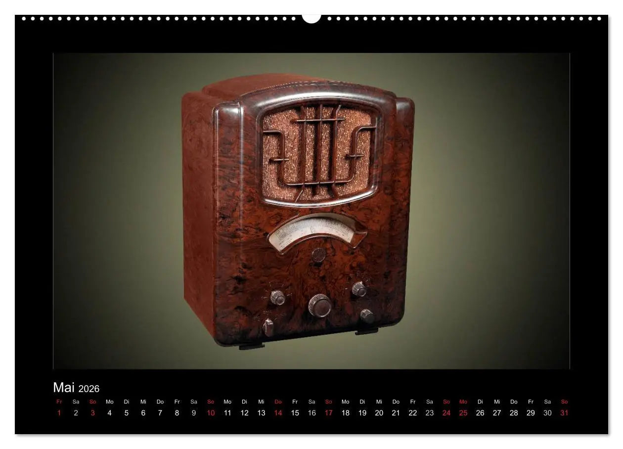 Bild: 9783516165623 | Dampfradios - Antike Radios mit Patina (Wandkalender 2026 DIN A2...