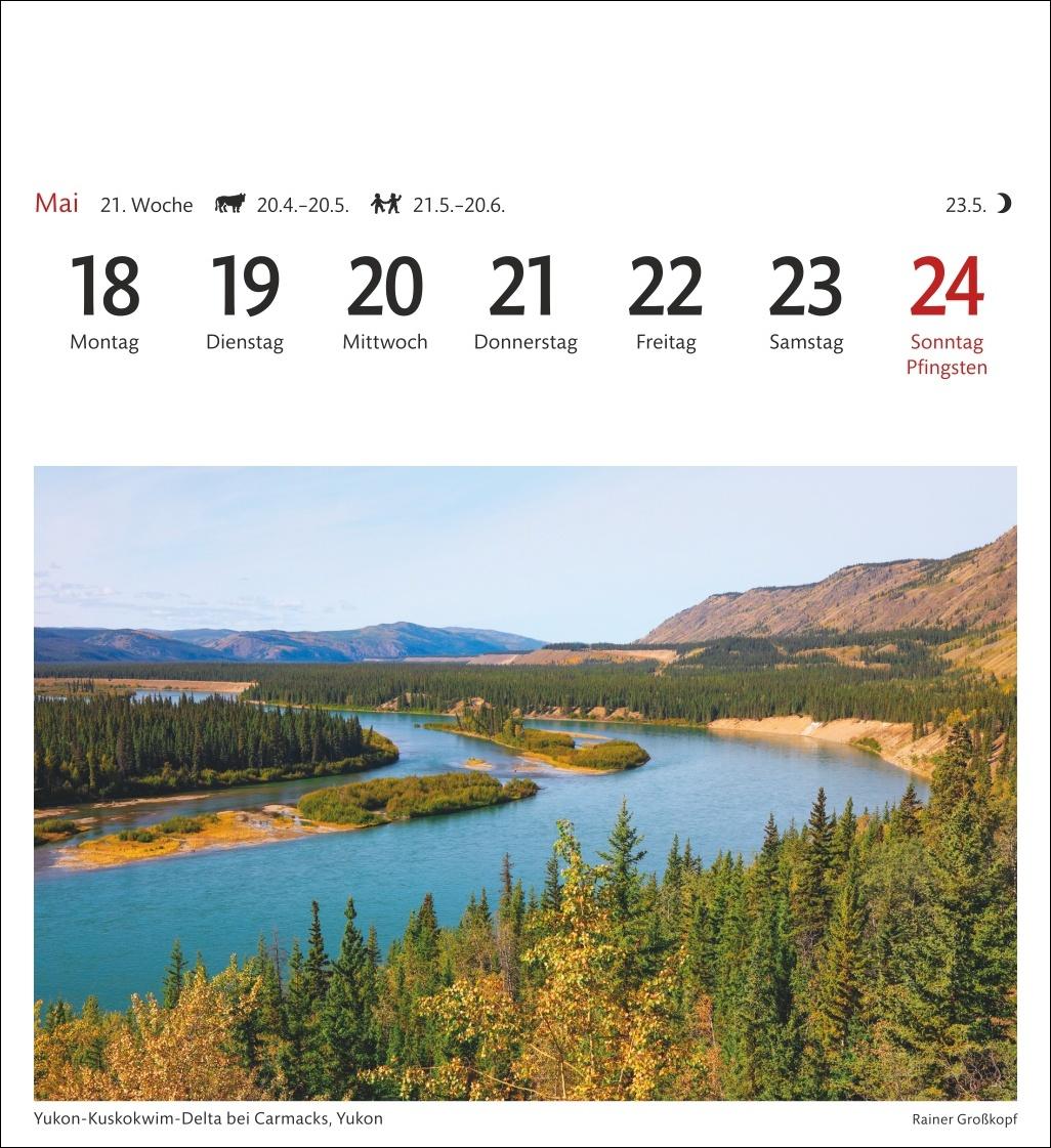 Bild: 9783840035623 | Kanada Sehnsuchtskalender 2026 - Wochenkalender mit 53 Postkarten