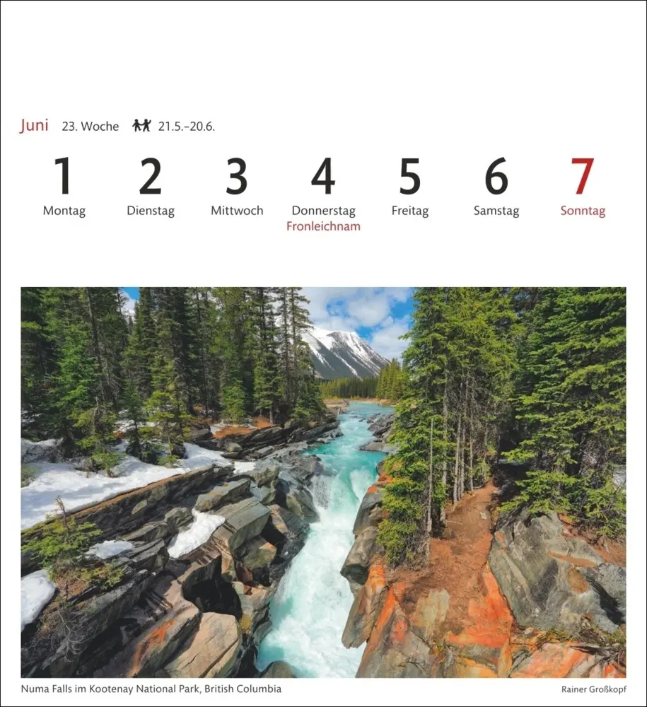 Bild: 9783840035623 | Kanada Sehnsuchtskalender 2026 - Wochenkalender mit 53 Postkarten