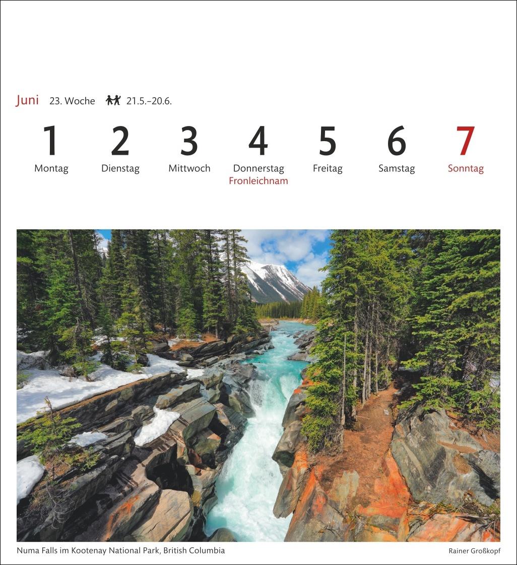Bild: 9783840035623 | Kanada Sehnsuchtskalender 2026 - Wochenkalender mit 53 Postkarten