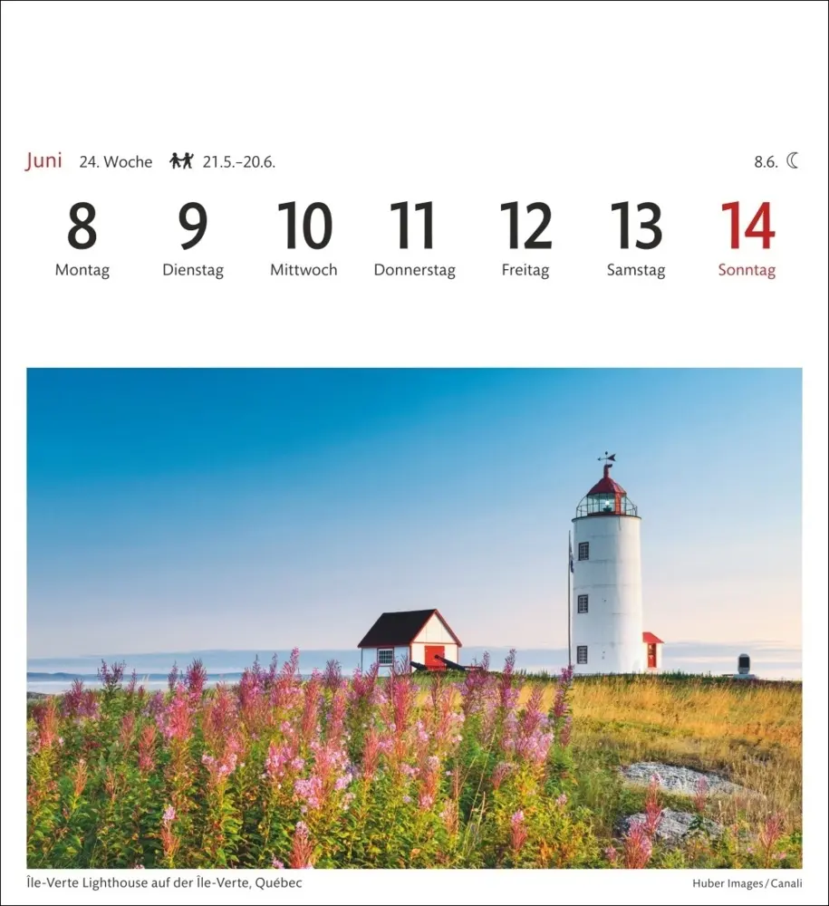 Bild: 9783840035623 | Kanada Sehnsuchtskalender 2026 - Wochenkalender mit 53 Postkarten