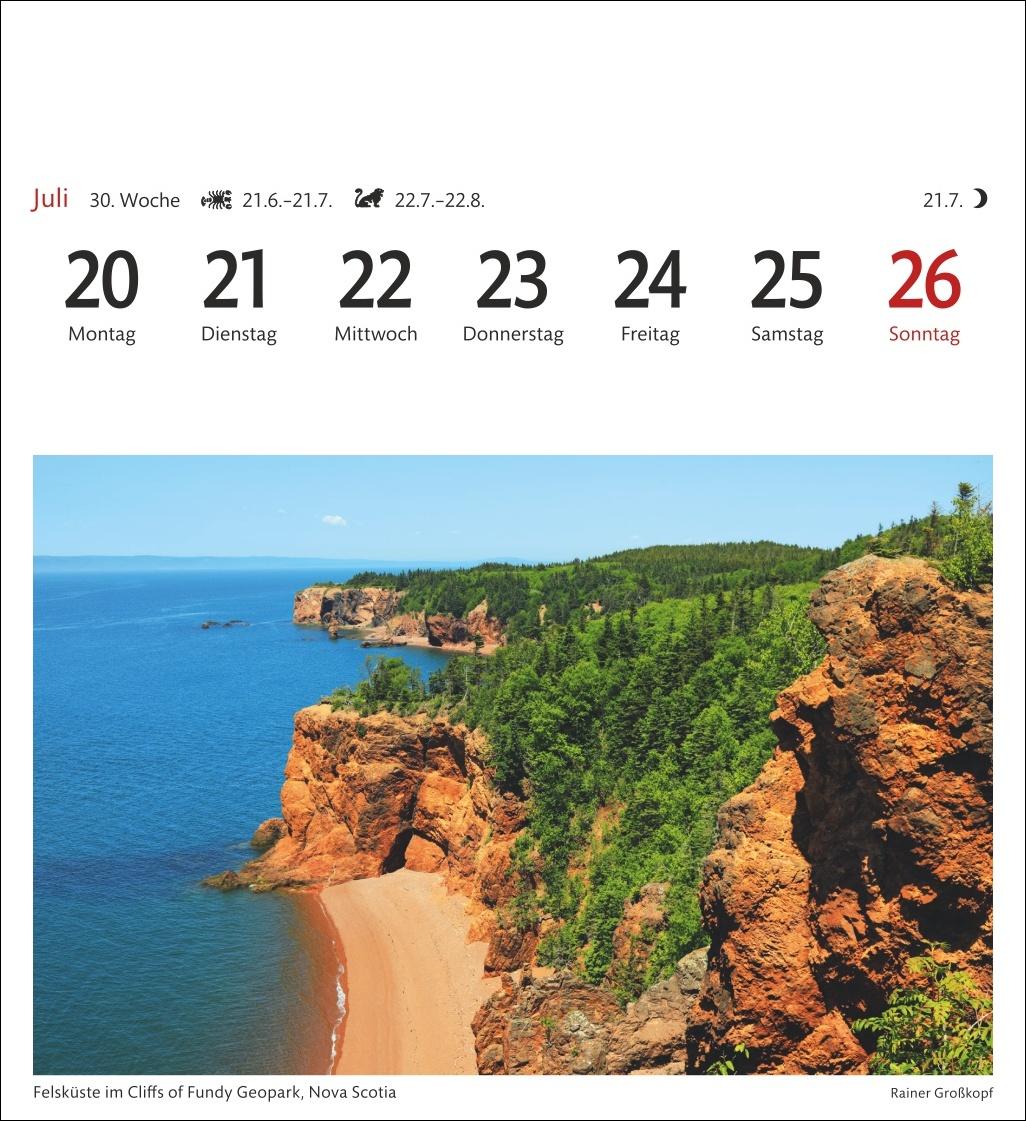 Bild: 9783840035623 | Kanada Sehnsuchtskalender 2026 - Wochenkalender mit 53 Postkarten