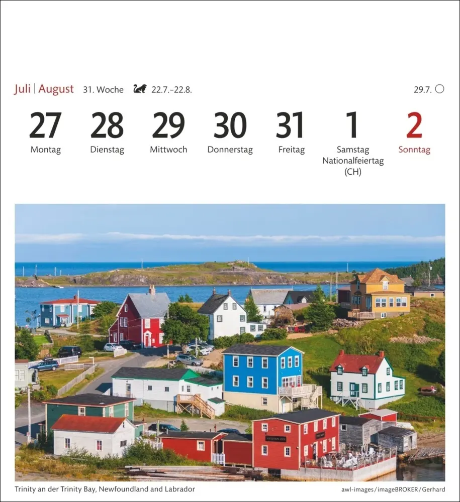 Bild: 9783840035623 | Kanada Sehnsuchtskalender 2026 - Wochenkalender mit 53 Postkarten