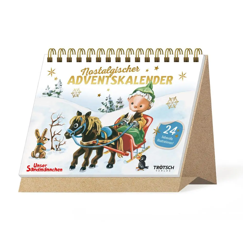 Cover: 9783988025623 | TRÖTSCH - Aufstell Adventskalender "Unser Sandmännchen"...