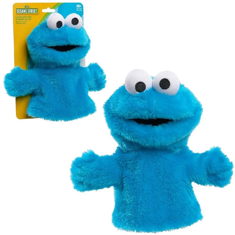 Bild: 886144575723 | Plüsch Sesamstrasse Handpuppe Krümelmonster | In Folie | JPL57572