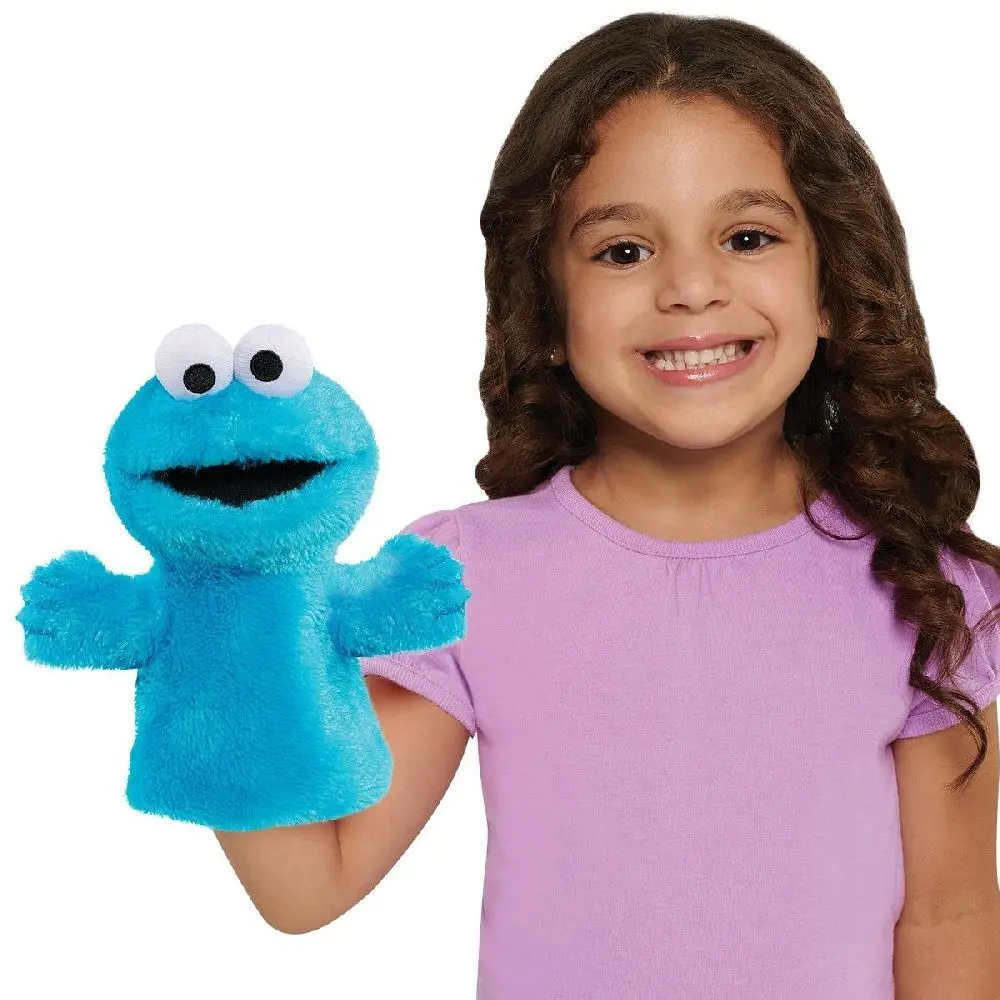 Bild: 886144575723 | Plüsch Sesamstrasse Handpuppe Krümelmonster | In Folie | JPL57572