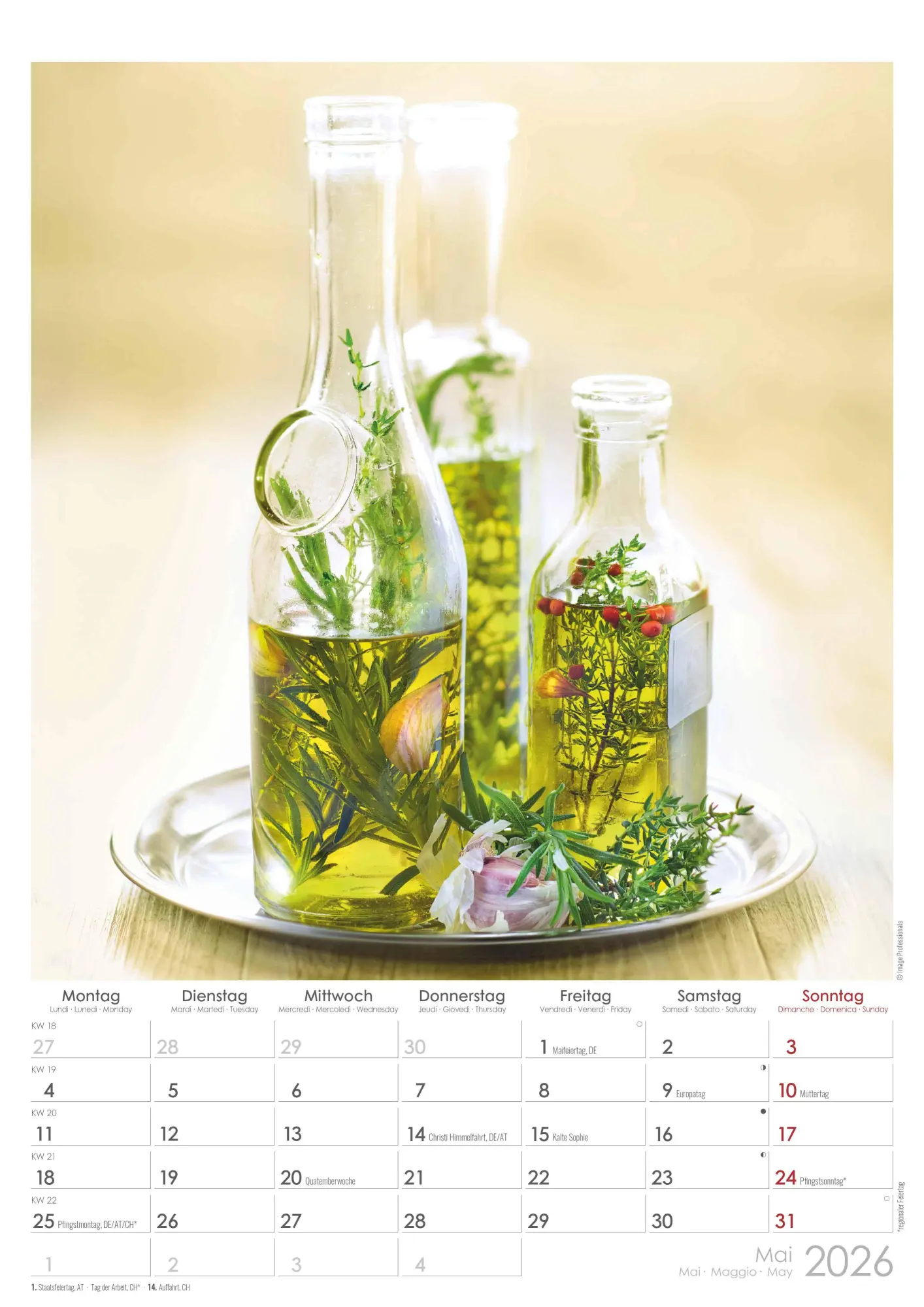 Bild: 4069095005723 | Kräuter &amp; Gewürze 2026 - Bildkalender A3 (29,7x42 cm) - Herbs &amp;...