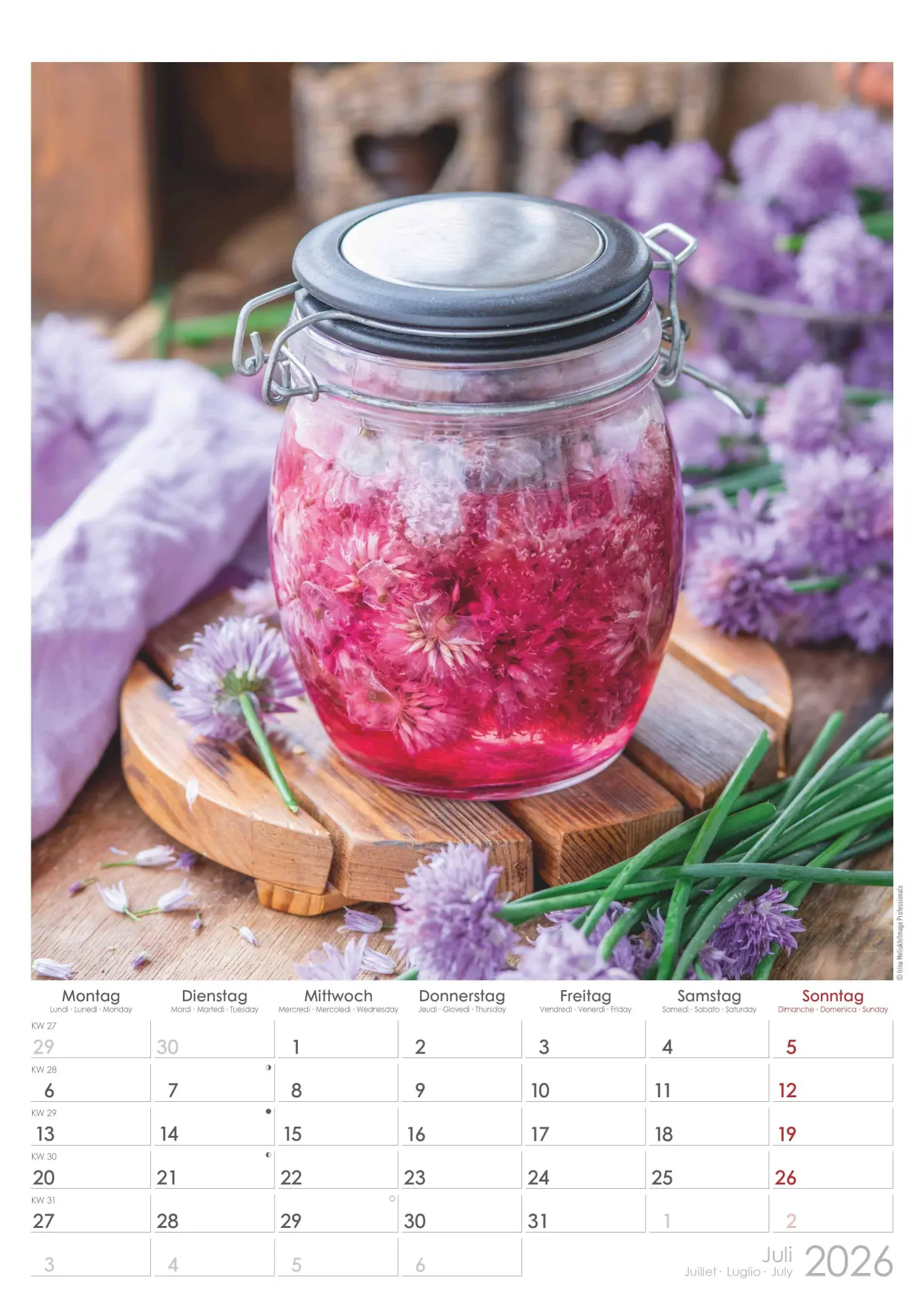 Bild: 4069095005723 | Kräuter &amp; Gewürze 2026 - Bildkalender A3 (29,7x42 cm) - Herbs &amp;...