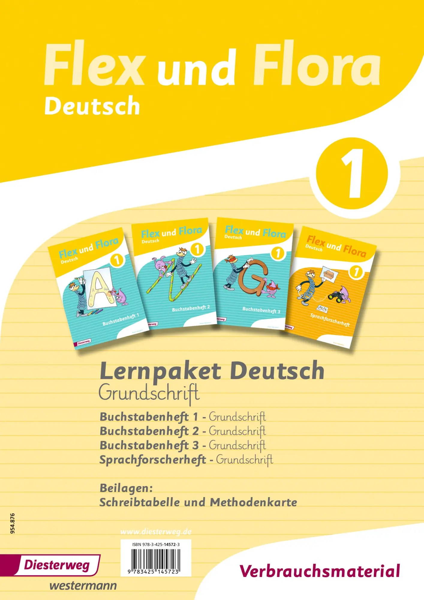 Cover: 9783425145723 | Flex und Flora 1. Paket Deutsch. Grundschrift | Heike Baligand | 2014