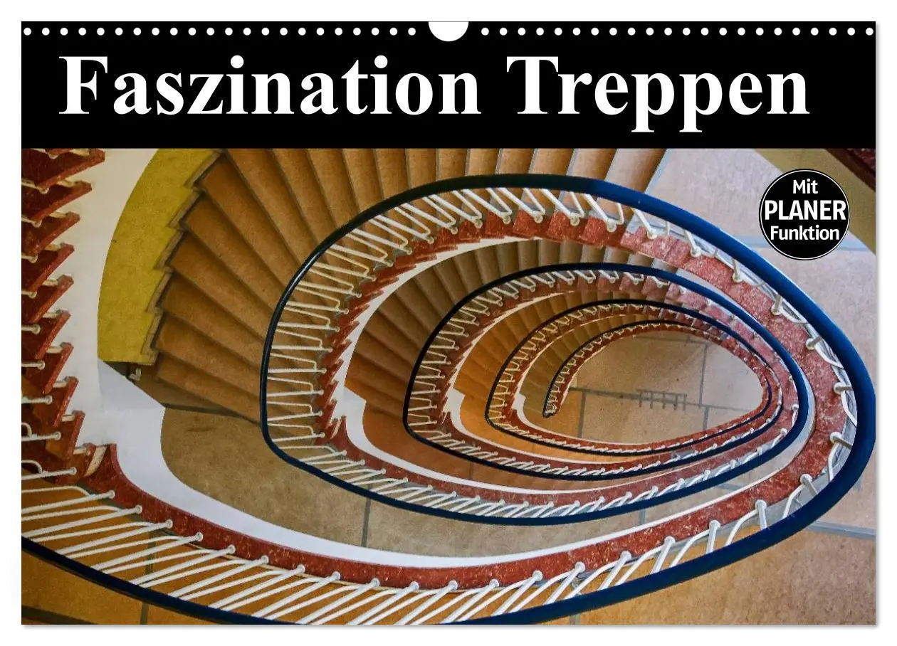 Cover: 9783457995723 | Faszination Treppen (Wandkalender 2026 DIN A3 quer), CALVENDO...