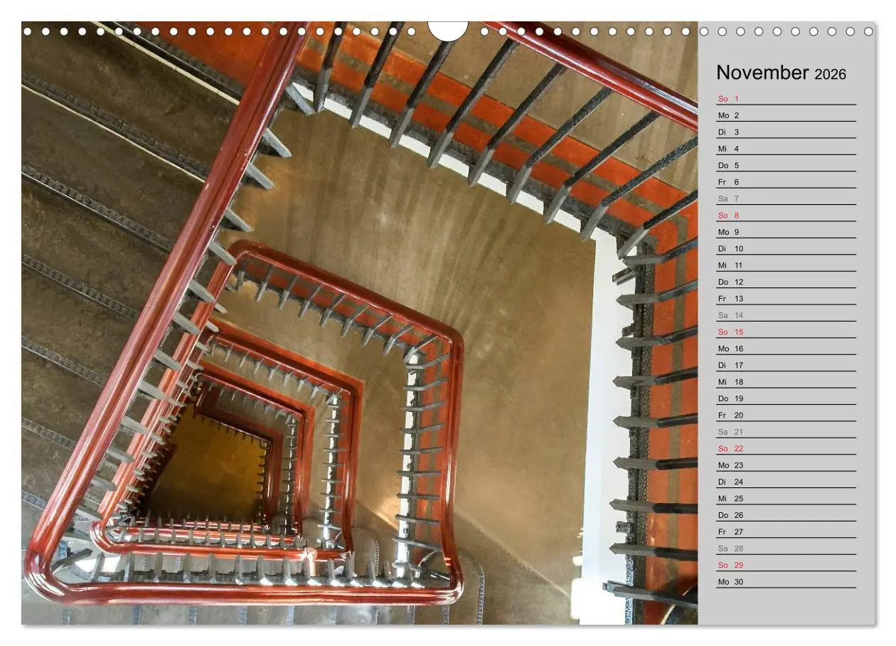 Bild: 9783457995723 | Faszination Treppen (Wandkalender 2026 DIN A3 quer), CALVENDO...