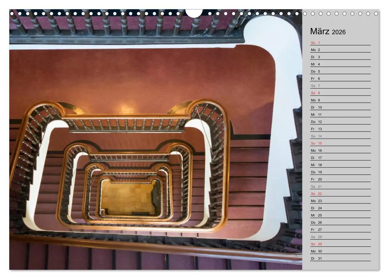 Bild: 9783457995723 | Faszination Treppen (Wandkalender 2026 DIN A3 quer), CALVENDO...