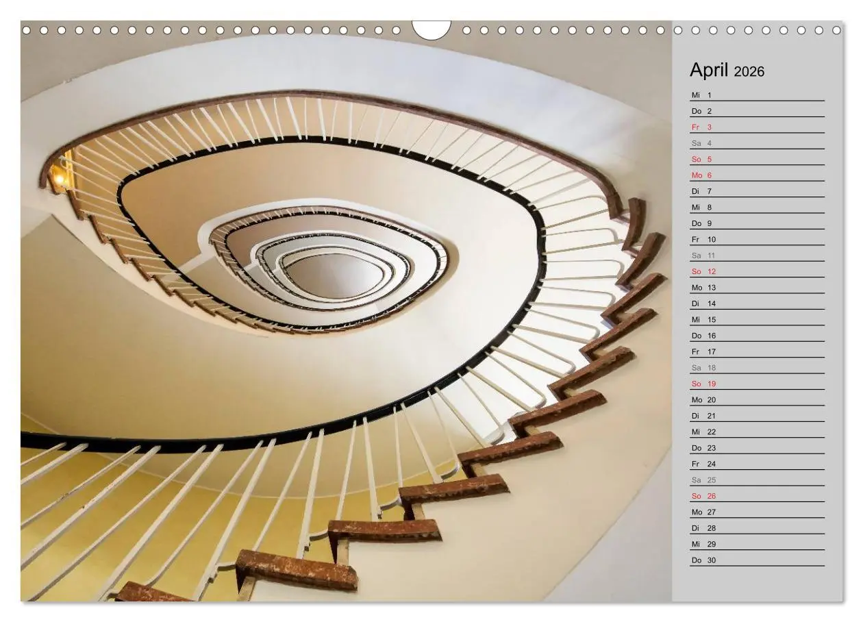 Bild: 9783457995723 | Faszination Treppen (Wandkalender 2026 DIN A3 quer), CALVENDO...