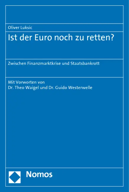 Bild: 9783832965723 | Ist der Euro noch zu retten? | Oliver Luksic | Taschenbuch | 120 S.
