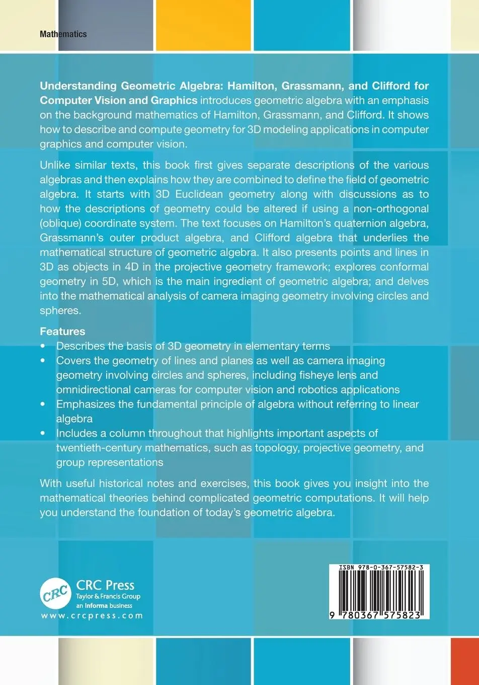 Rückseite: 9780367575823 | Understanding Geometric Algebra | Kenichi Kanatani | Taschenbuch