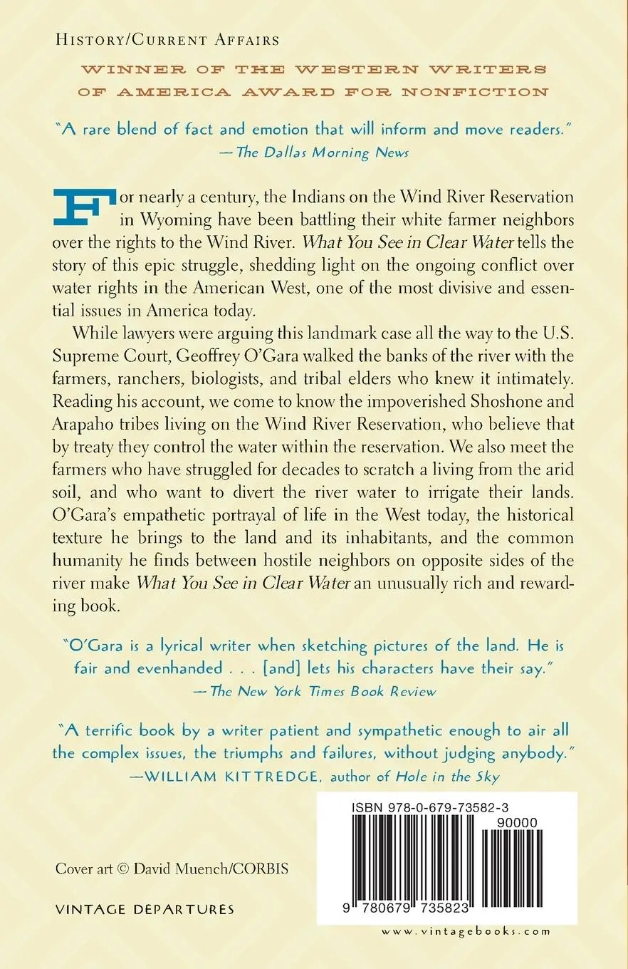 Rückseite: 9780679735823 | What You See in Clear Water | Geoffrey O'Gara | Taschenbuch | Englisch