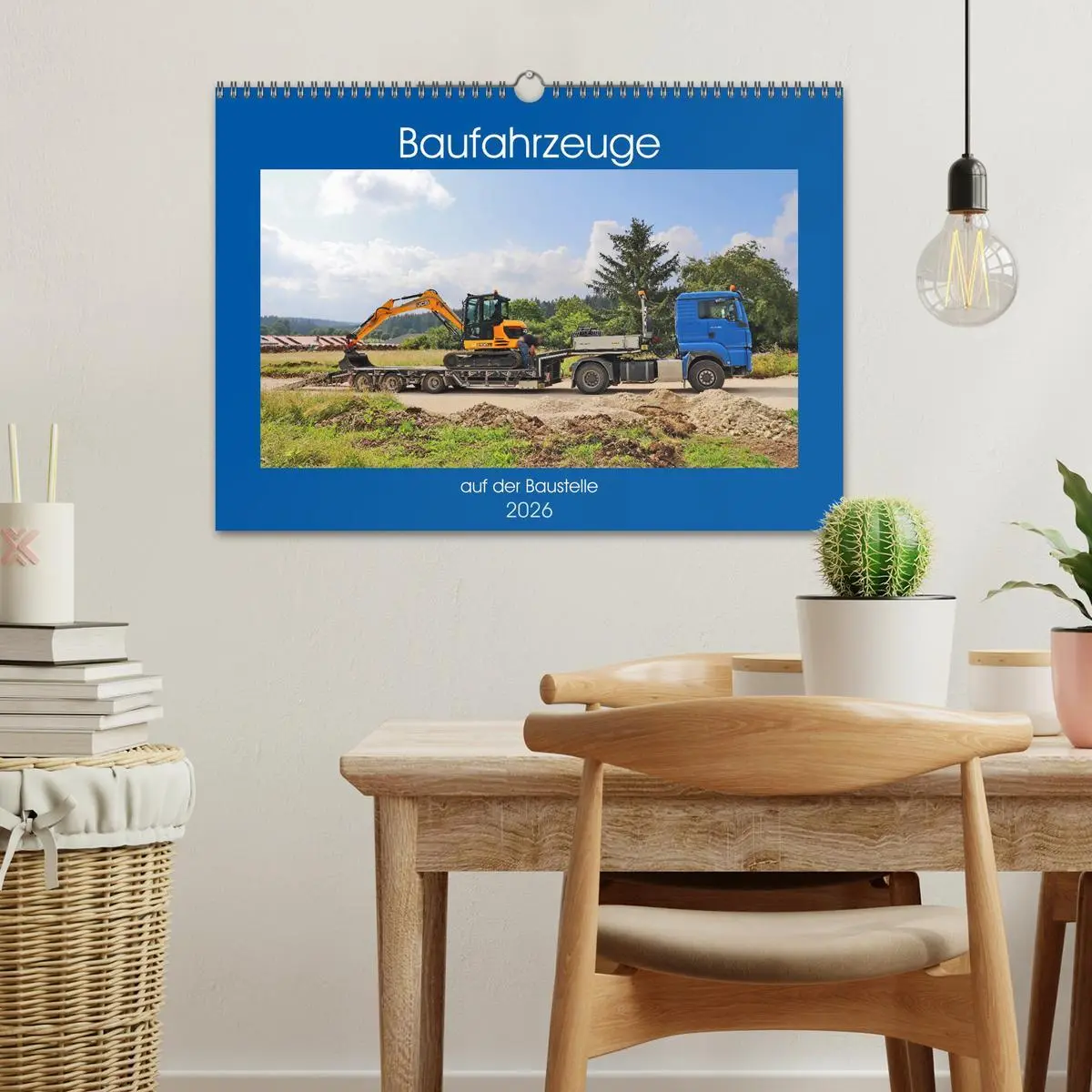 Bild: 9783457815823 | Baufahrzeuge auf der Baustelle (Wandkalender 2026 DIN A3 quer),...