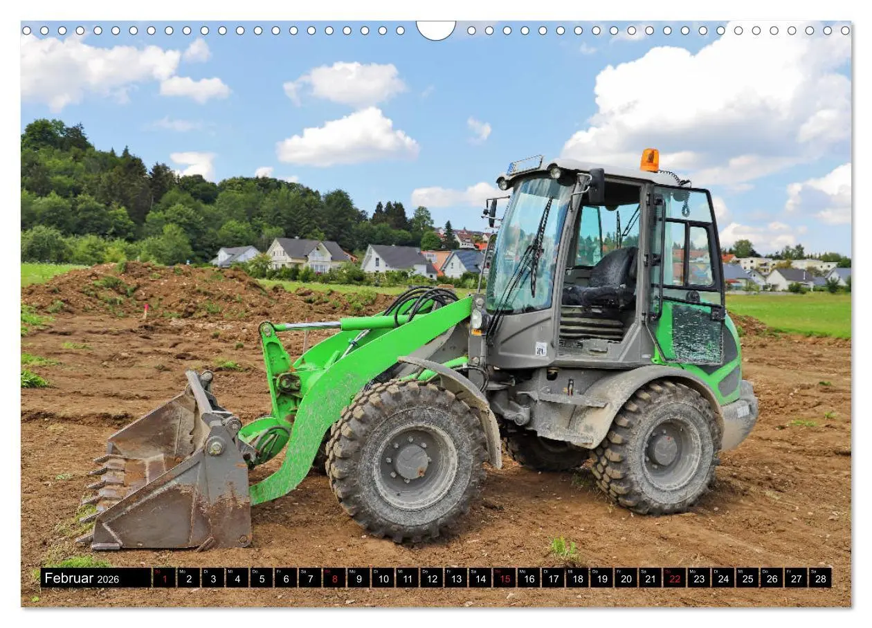 Bild: 9783457815823 | Baufahrzeuge auf der Baustelle (Wandkalender 2026 DIN A3 quer),...