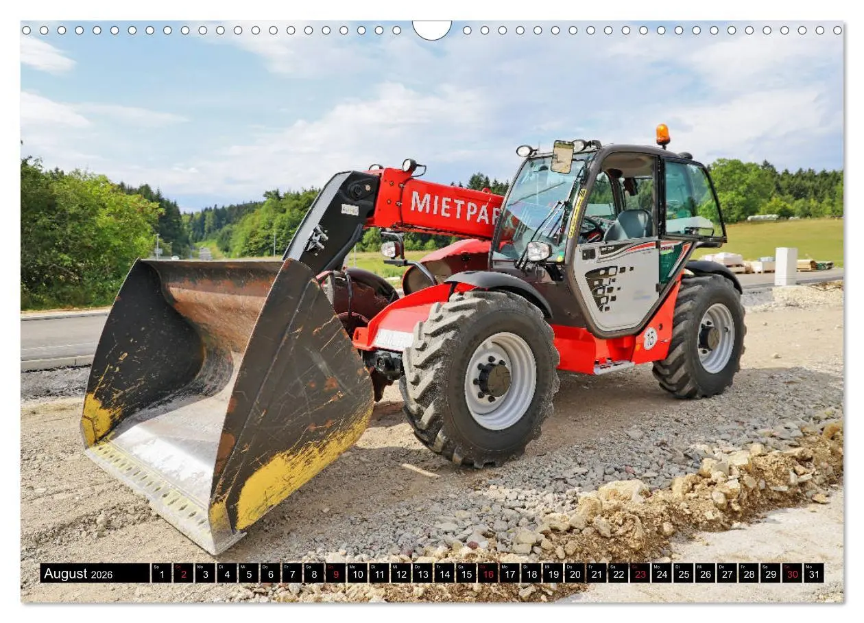 Bild: 9783457815823 | Baufahrzeuge auf der Baustelle (Wandkalender 2026 DIN A3 quer),...