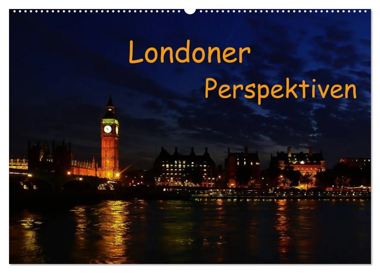 Cover: 9783516075823 | Londoner Perspektiven (Wandkalender 2026 DIN A2 quer), CALVENDO...
