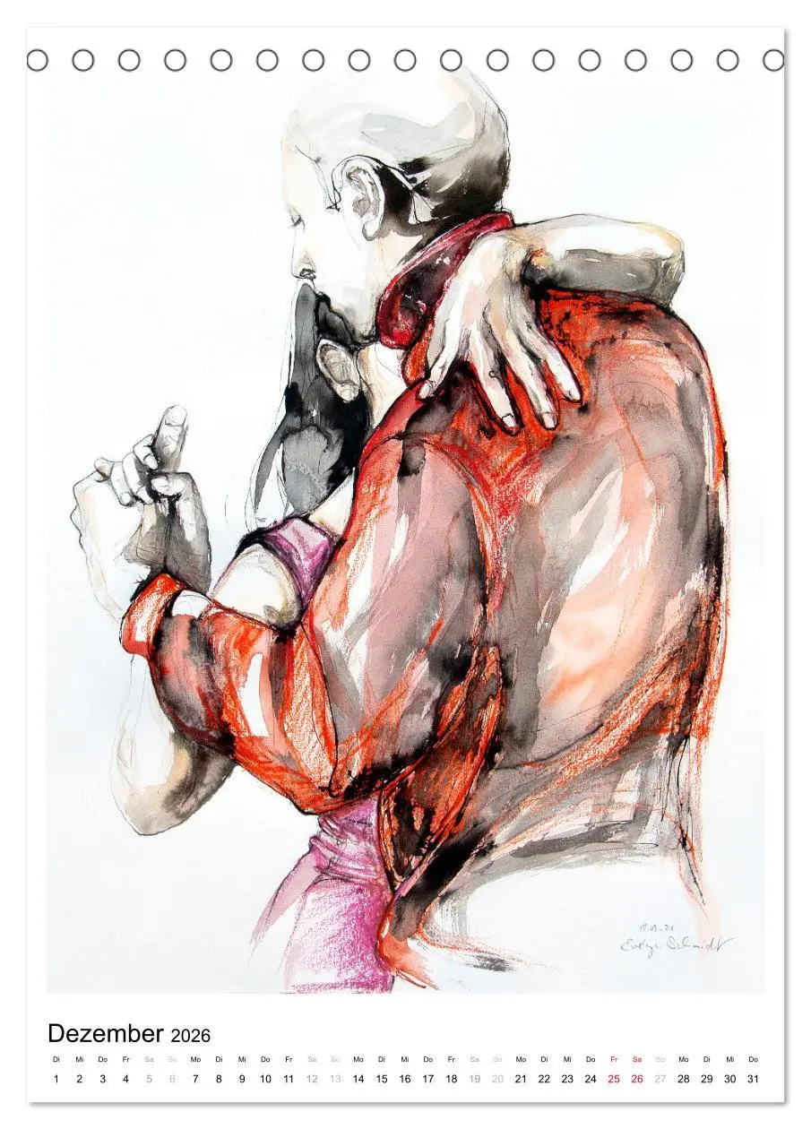 Bild: 9783516385823 | Tango Argentino - Zauber der Umarmung (Tischkalender 2026 DIN A5...