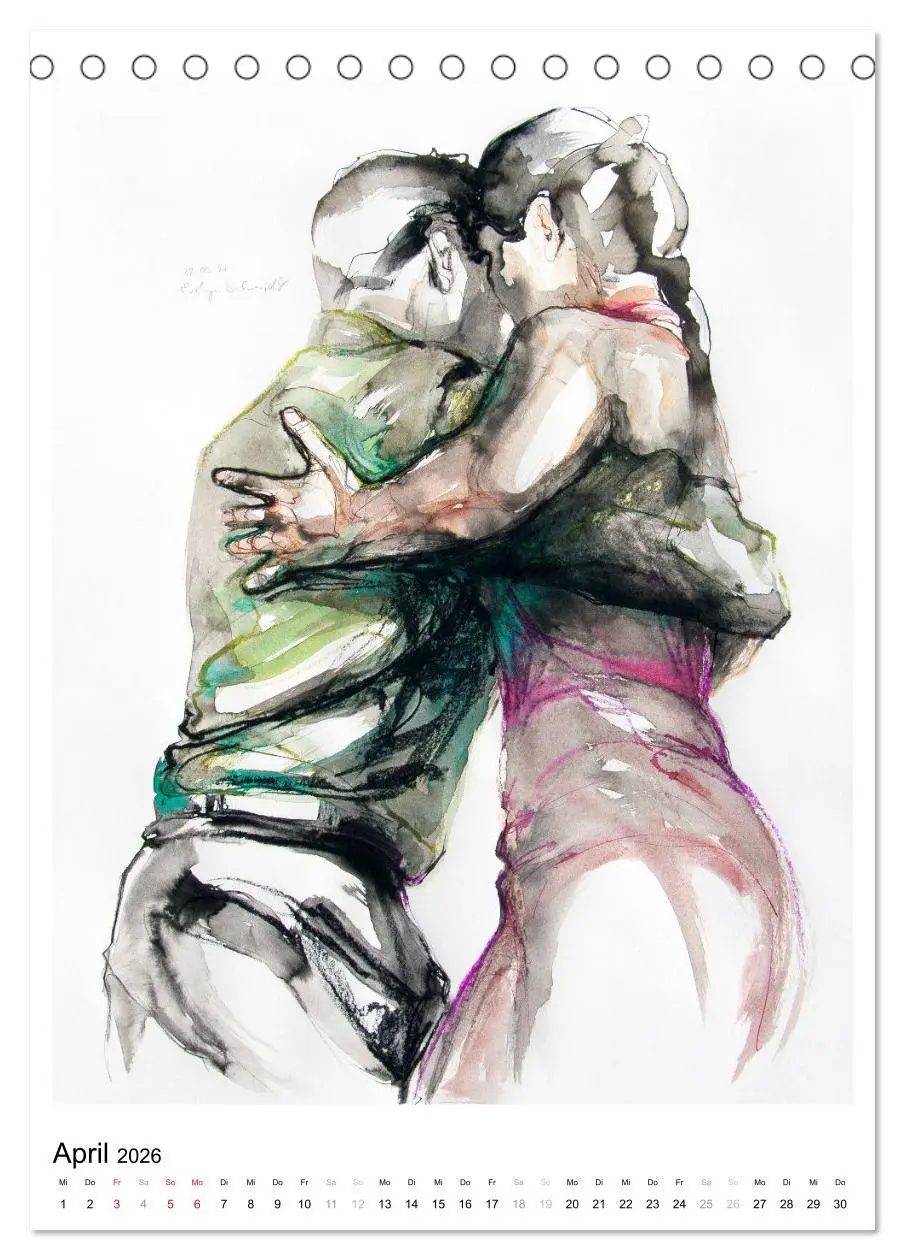 Bild: 9783516385823 | Tango Argentino - Zauber der Umarmung (Tischkalender 2026 DIN A5...