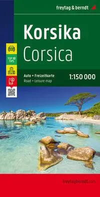 Cover: 9783707905823 | Korsika, Top 10 Tips, Autokarte 1:150.000 | (Land-)Karte | Deutsch