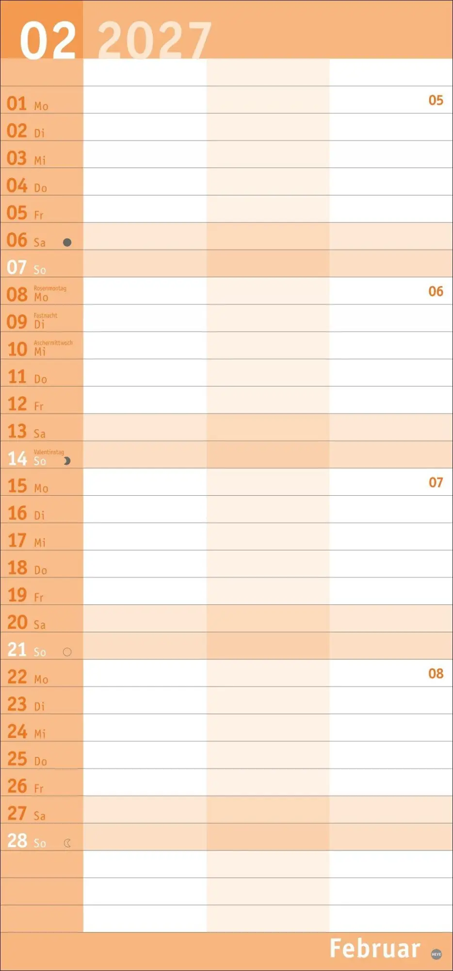 Bild: 9783756415823 | Basic Planer für zwei 2027 | Kalender | Basic Planer Heye | 14 S.