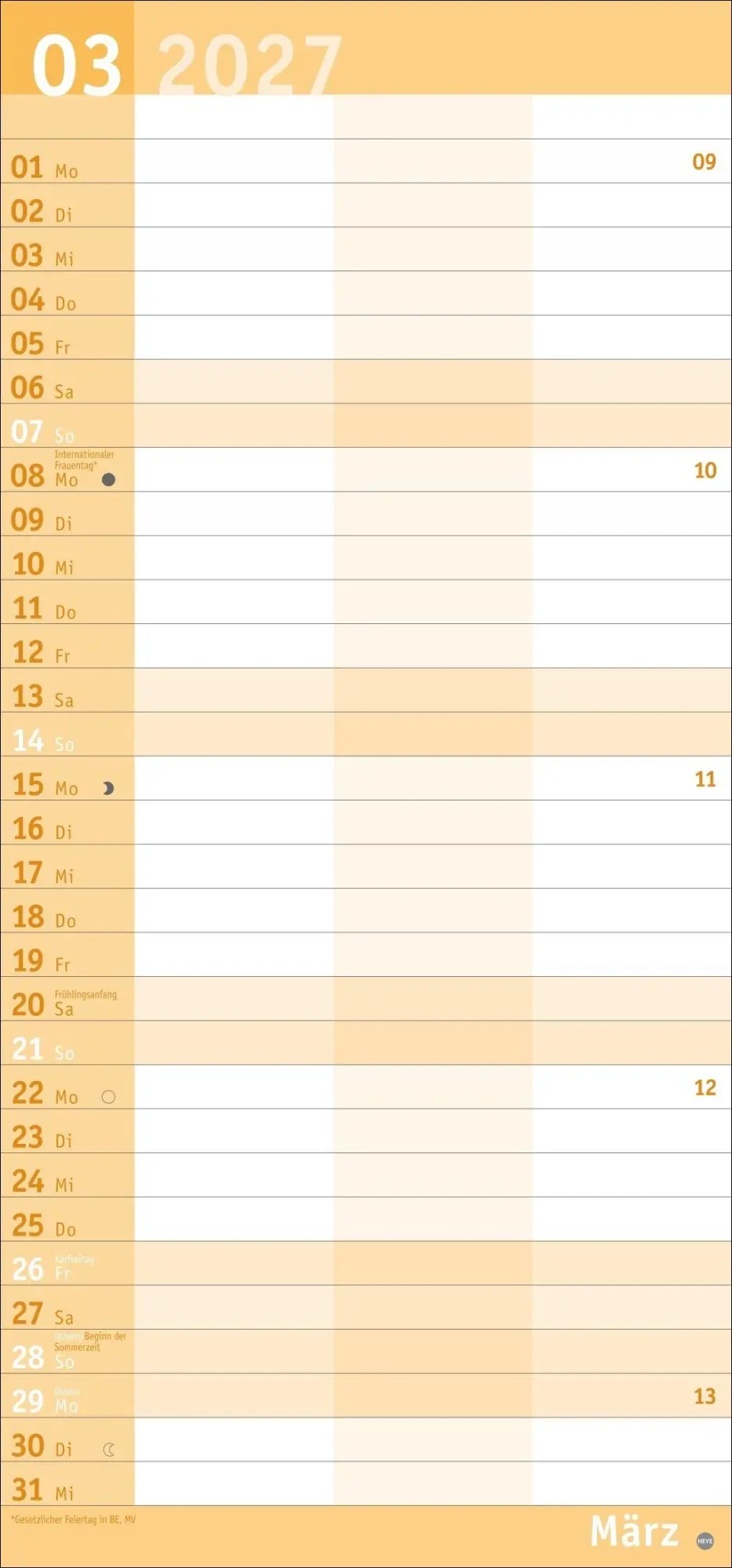 Bild: 9783756415823 | Basic Planer für zwei 2027 | Kalender | Basic Planer Heye | 14 S.
