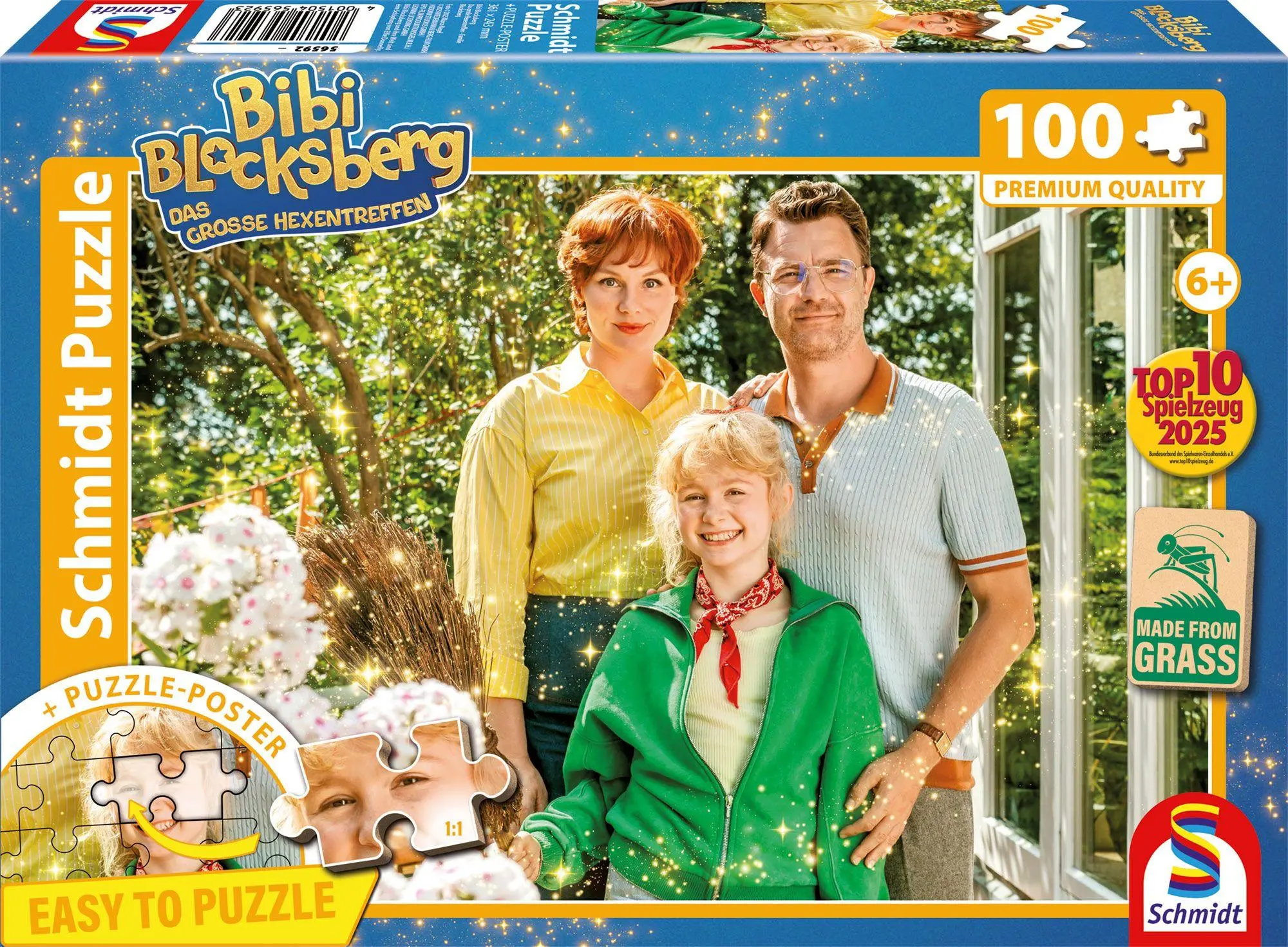Cover: 4001504565923 | Das große Hexentreffen, Familie Blocksberg, 100 Teile | Spiel | 56592