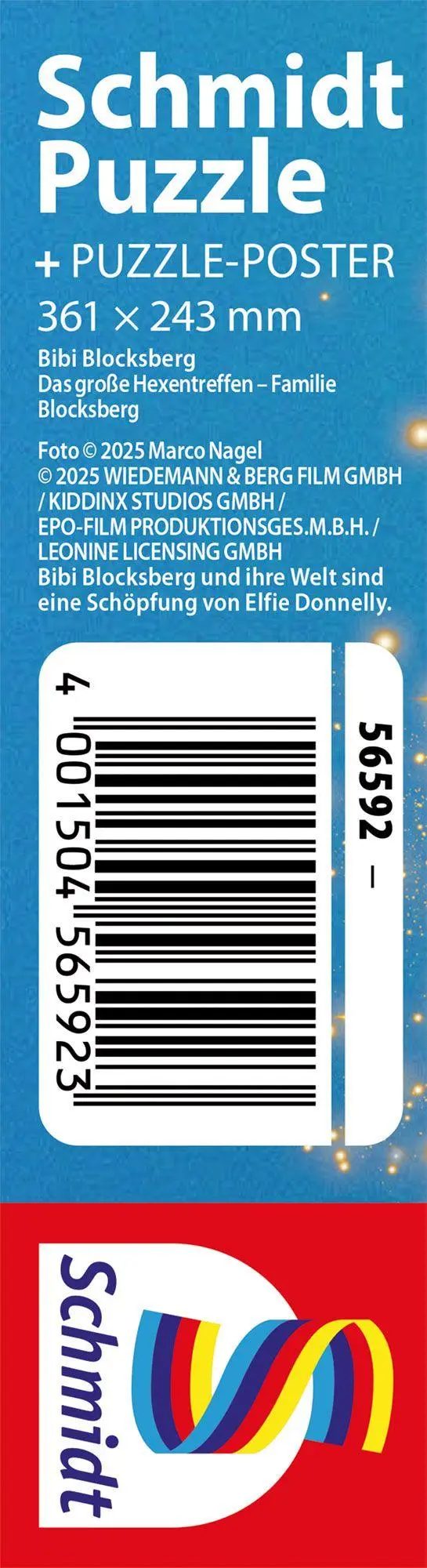 Bild: 4001504565923 | Das große Hexentreffen, Familie Blocksberg, 100 Teile | Spiel | 56592