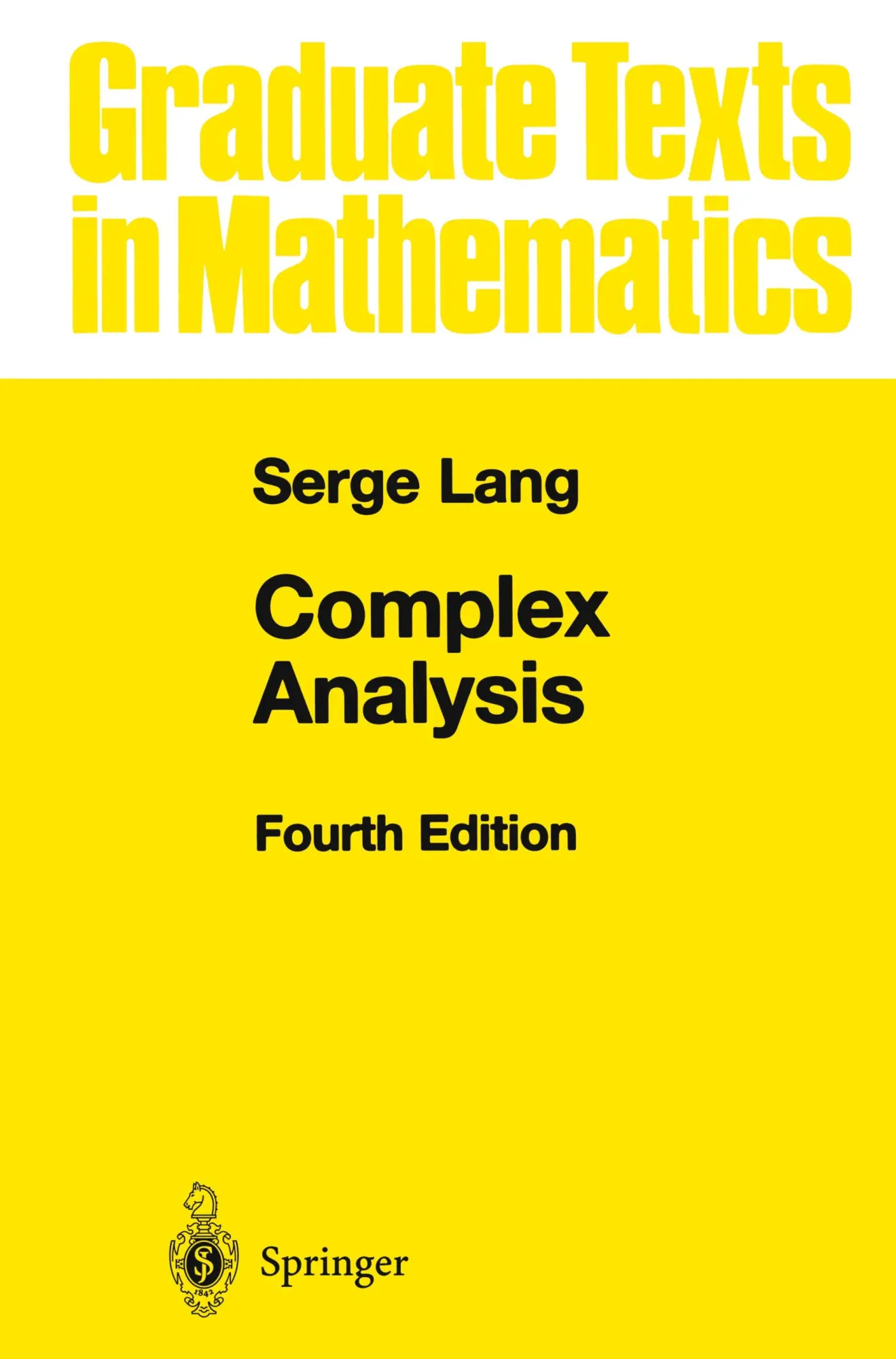 Cover: 9780387985923 | Complex Analysis | Serge Lang | Buch | xiv | Englisch | 1998