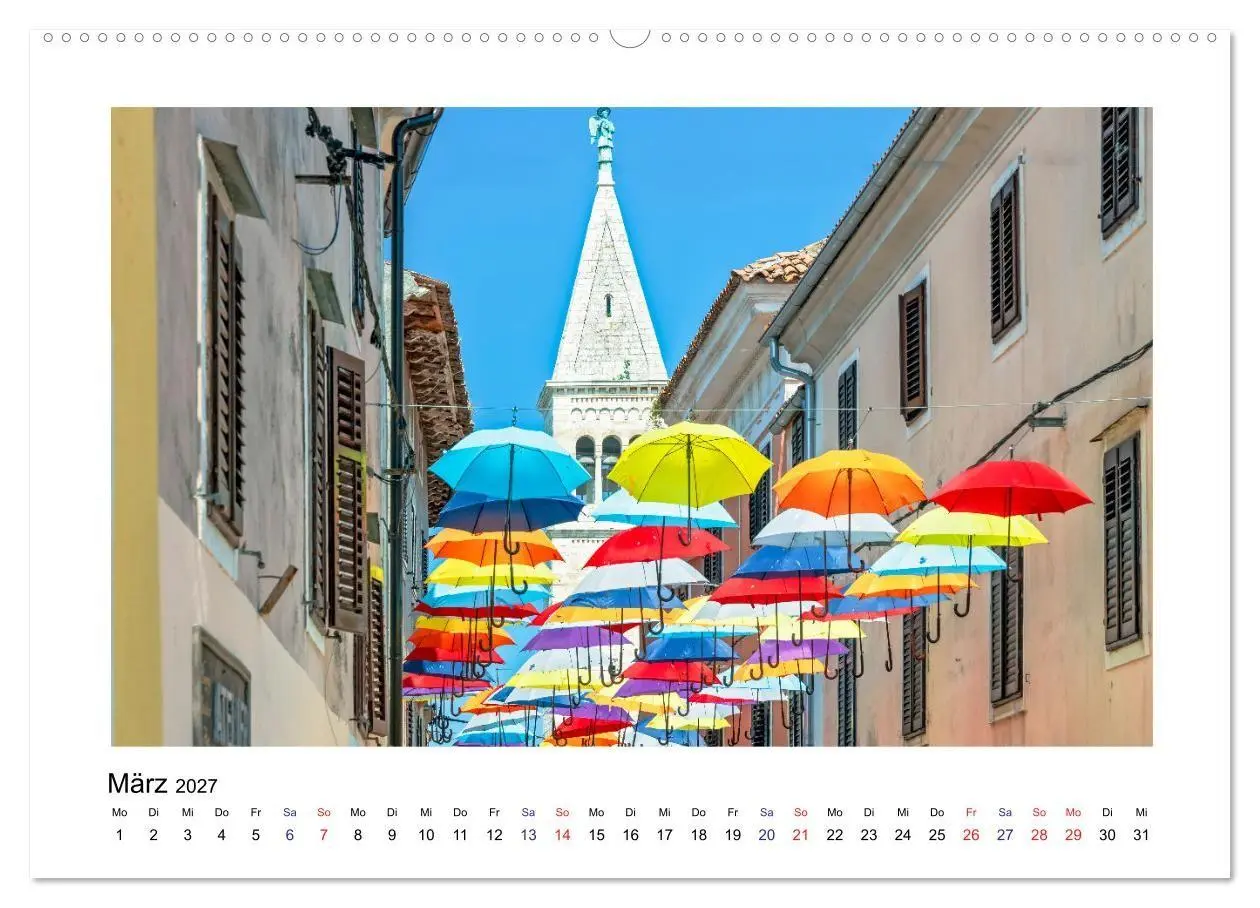 Bild: 9783569605923 | Istrien - Piran ¿ Novigrad ¿ Rovinj ¿ Pula (Wandkalender 2027 DIN...