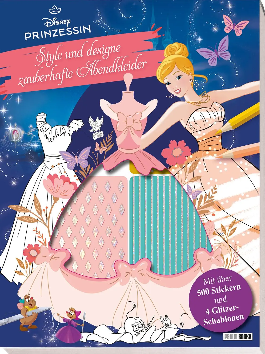 Cover: 9783833245923 | Disney Prinzessin: Style und designe zauberhafte Abendkleider | Buch
