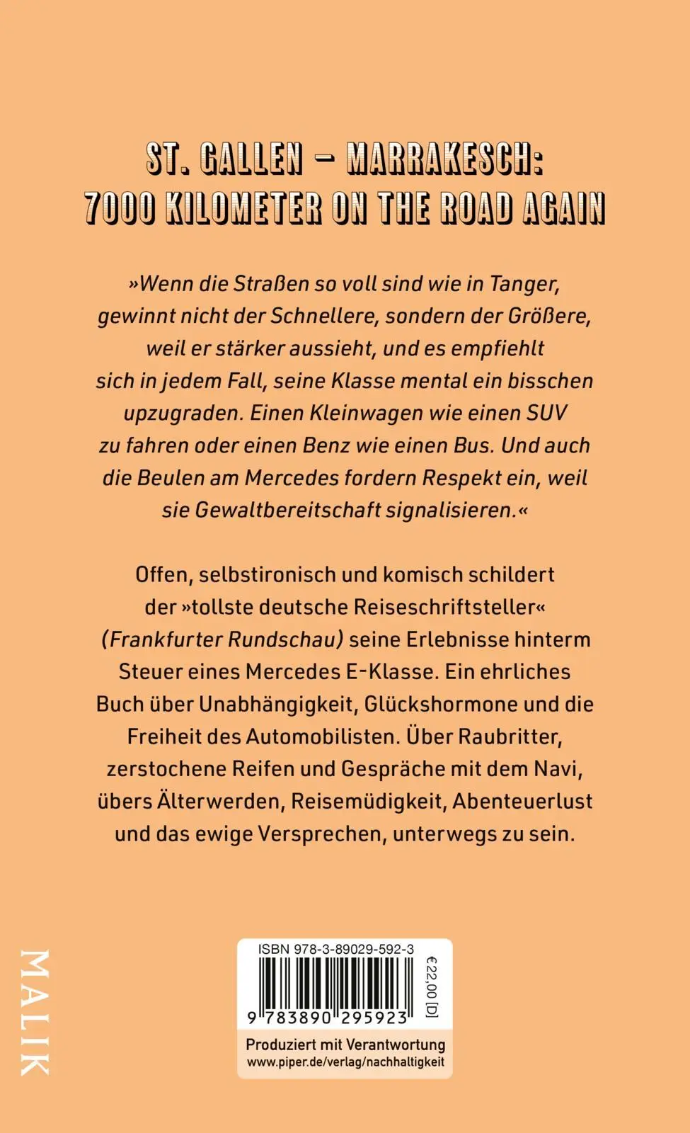 Rückseite: 9783890295923 | Bon Voyage | Helge Timmerberg | Buch | 240 S. | Deutsch | 2025 | MALIK