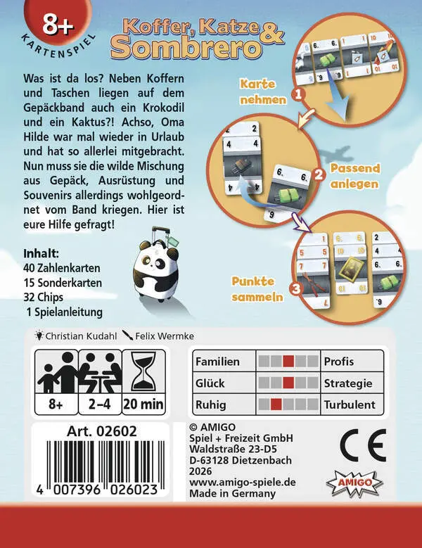 Bild: 4007396026023 | Koffer, Katze &amp; Sombrero | Spiel | In Karton | 02602 | Deutsch | 2026